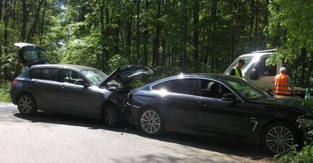 1 wypadek i 3 kolizje na drogach powiatu