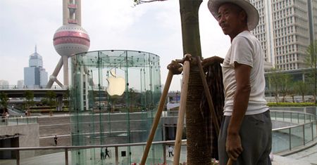 Nowy Apple Store w Chinach lepszy od tego w Paryżu?