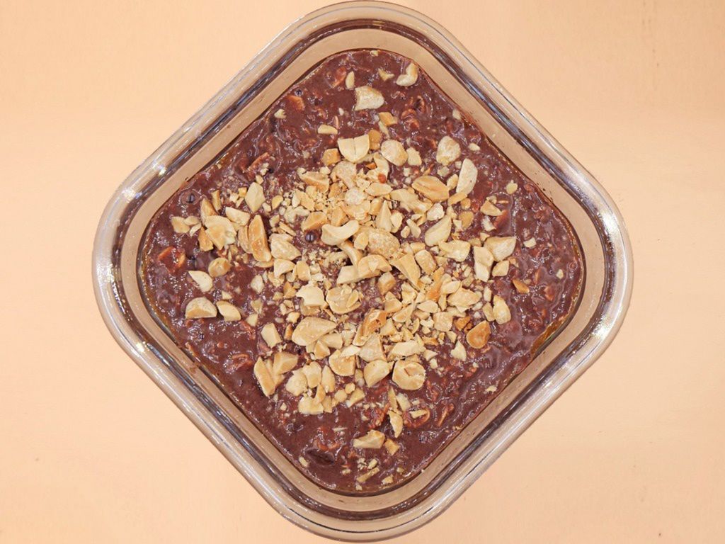 pieczona owsianka snickers 3 1