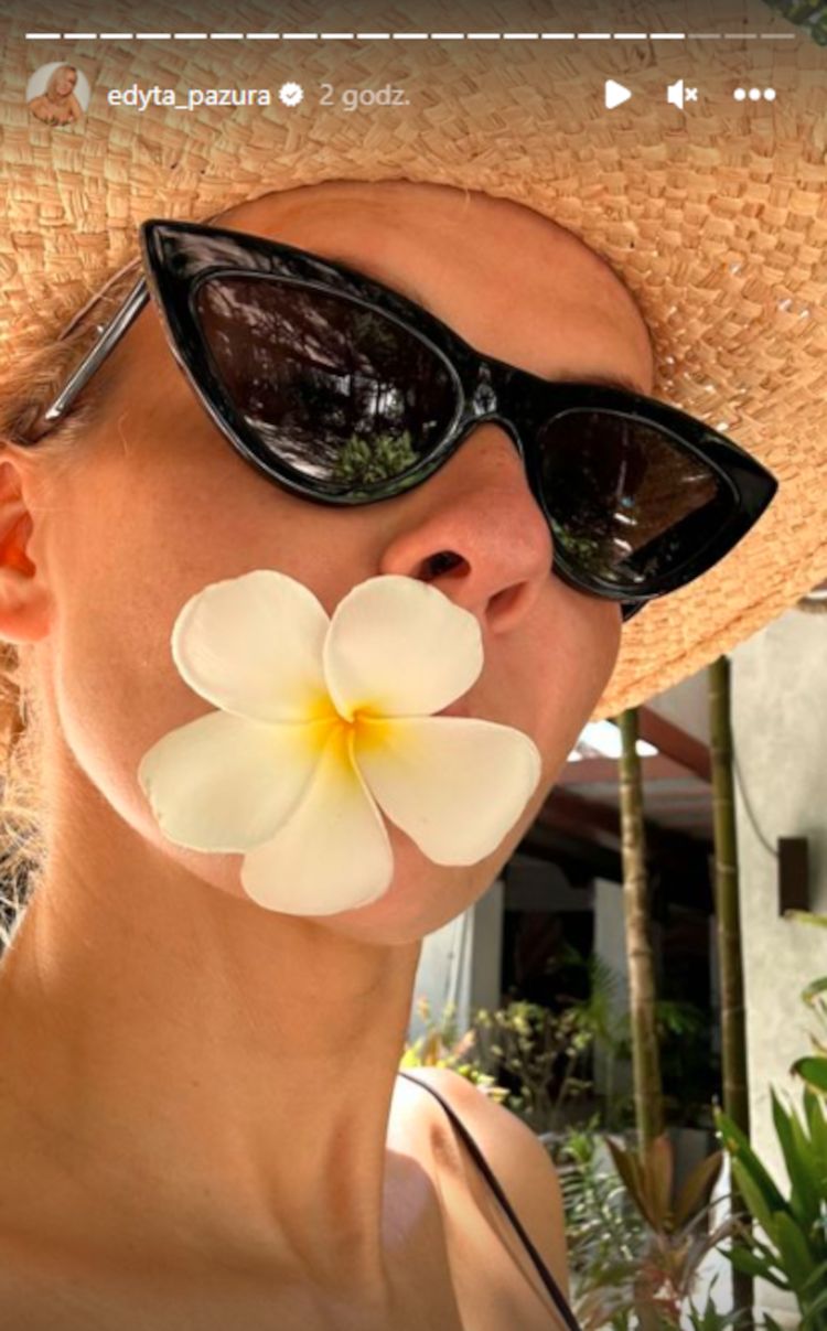 Edyta Pazura relacjonuje wakacje na Malediwach