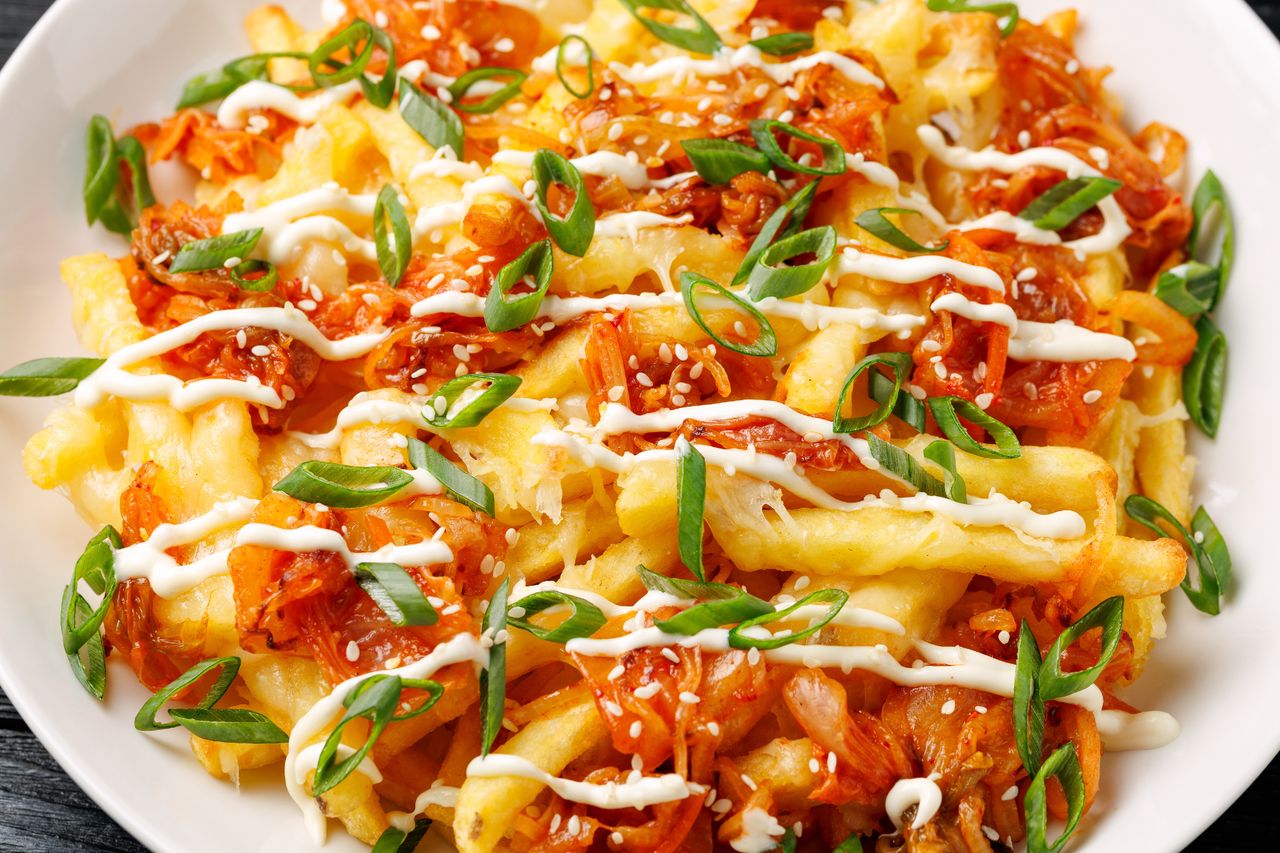 Kimchi fries – przepis krok po kroku