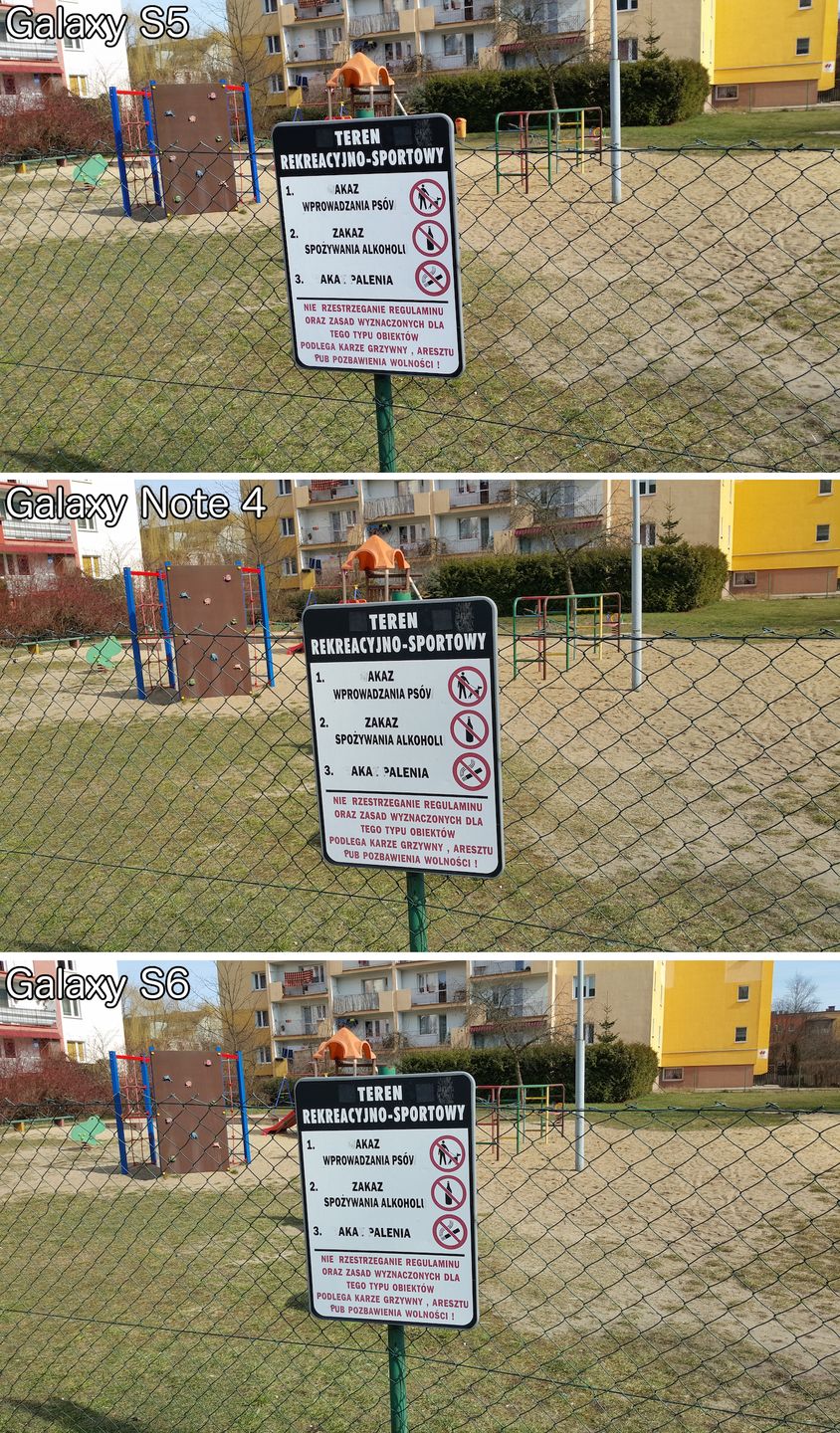 Galaxy S6 (edge), Galaxy Note 4 i Galaxy S5 - fotograficzne porównanie 5