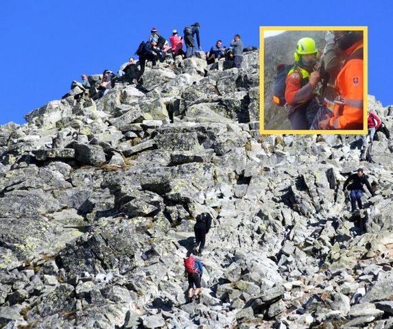 14-latek sam na Rysach. Wezwano śmigłowiec ratowniczy