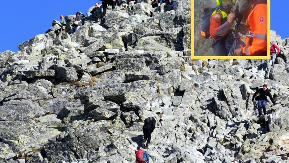 14-latek sam na Rysach. Wezwano śmigłowiec ratowniczy