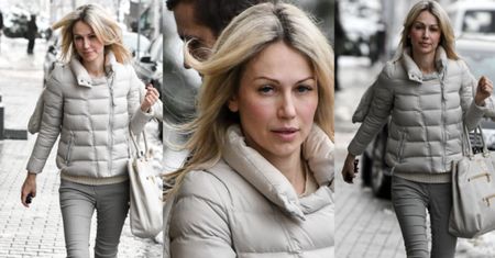 Magda Ogórek na spacerze z torebką Prady (ZDJĘCIA)