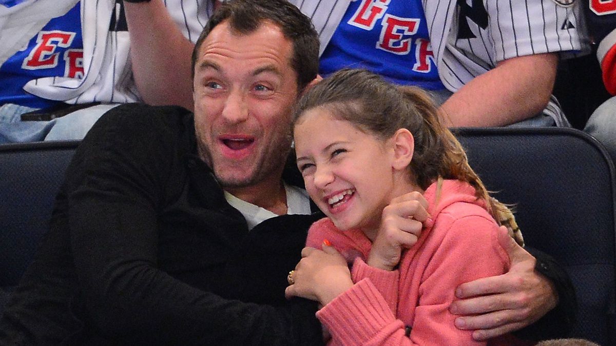 Jude Law ze swoją córką, Iris