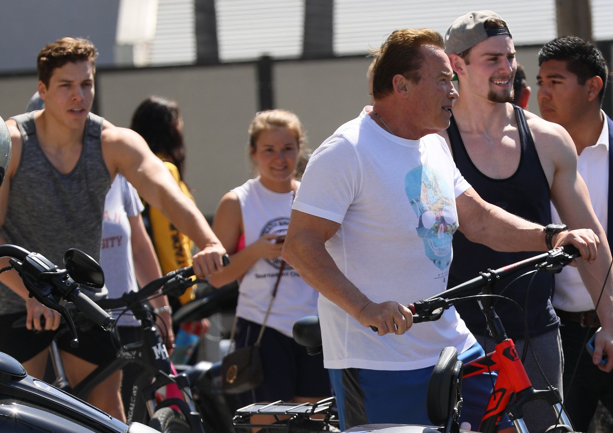Arnold Schwarzenegger z synem, Josephem