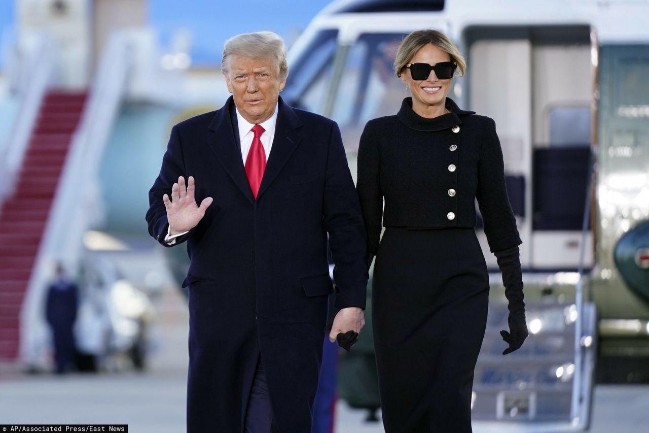 Melania i Donald Trumpowie