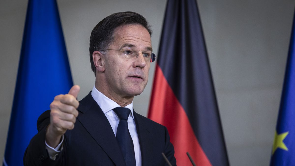 BERLIN, GERMANY - DECEMBER 11: Mark Rutte, NATO Secretary General, is pictured during a press conference at the Federal Chancellery in December 11, 2025 in Berlin, Germany. (Photo by Amrei Schulz/Photothek via Getty Images)