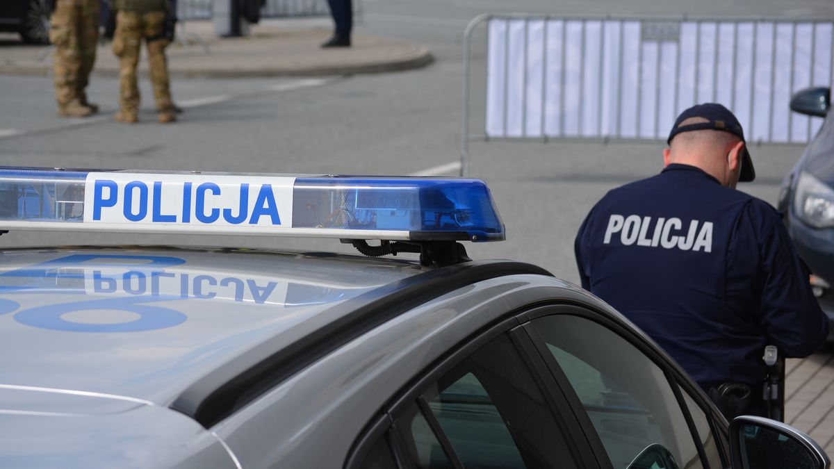 Policja radiowóz policjant mandat