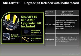 Gigabyte G1 płyta główna układ dźwiękowy slajd wzmacniacz audio