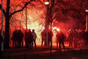 Burdy po meczu Legii w Erywaniu. 24 zatrzymanych Polaków