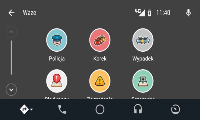 Przewaga Waze nad Mapami: możliwość zgłaszania zagrożeń na drodze.