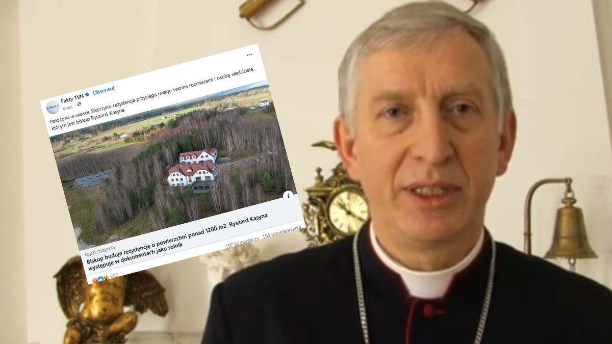 Rezydencja biskupa Ryszarda Kasyny w Sikorzynie budzi kontrowersje