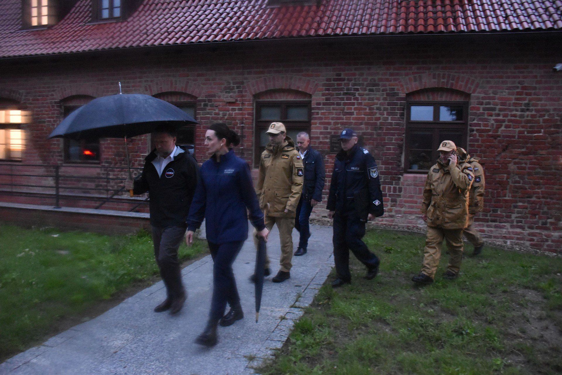 Minister spraw wewnętrznych z krótką wizytą w Malborku