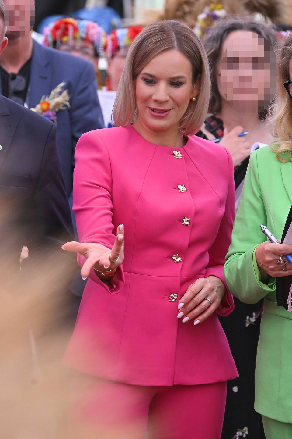 Marta Nawrocka podczas konkursu