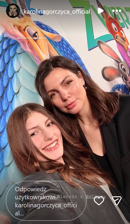 Karolina Gorczyca z córką