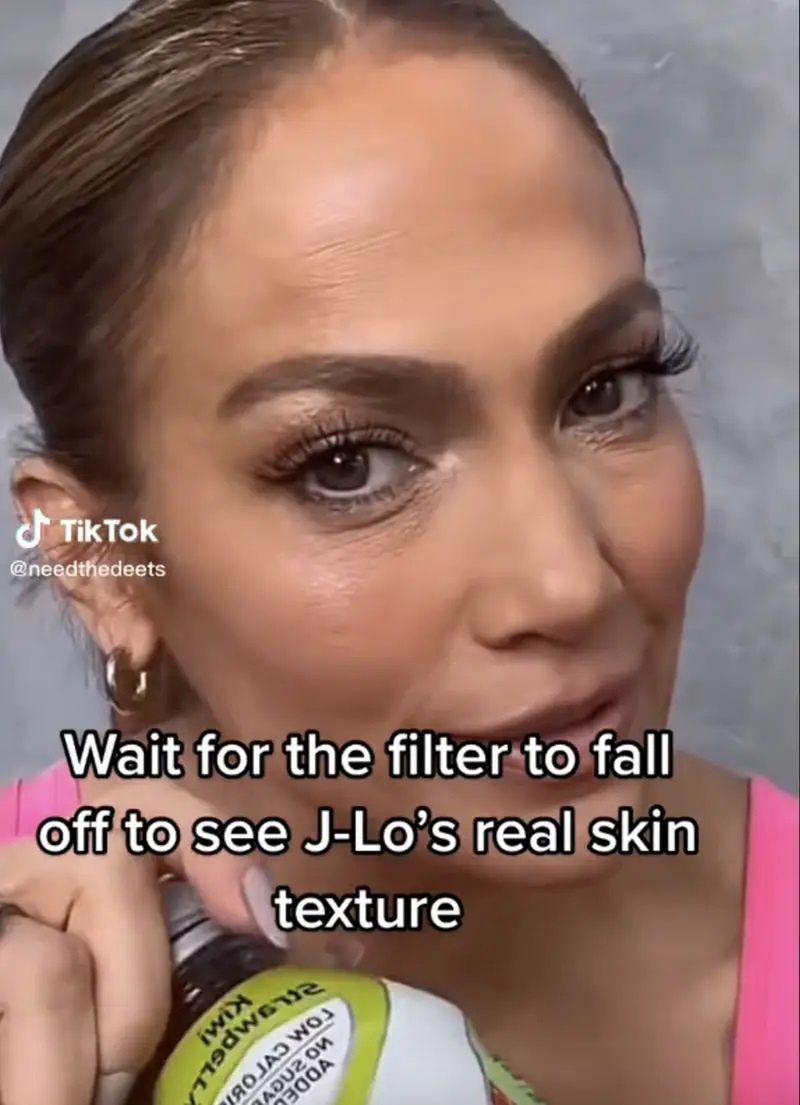 Jennifer Lopez wywołała dyskusję na temat filtrów i cery