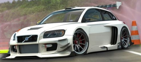 Mała galeria wyścigowego Volvo C30 DTM