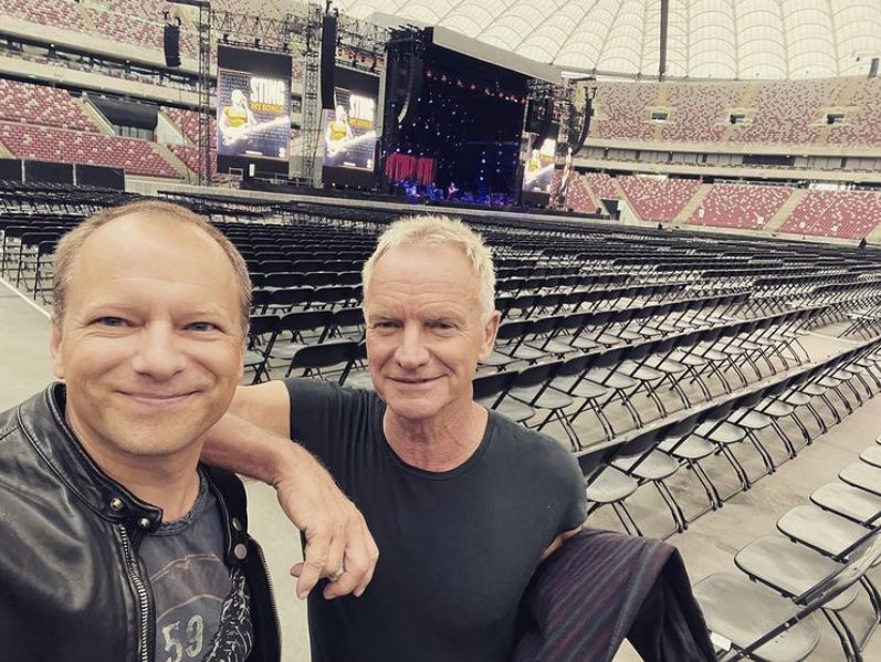 Maciej Stuhr i Sting 