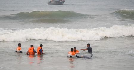 Sri Lanka. Wielka akcja ratunkowa. Na plaży utknęło ponad 100 wielorybów