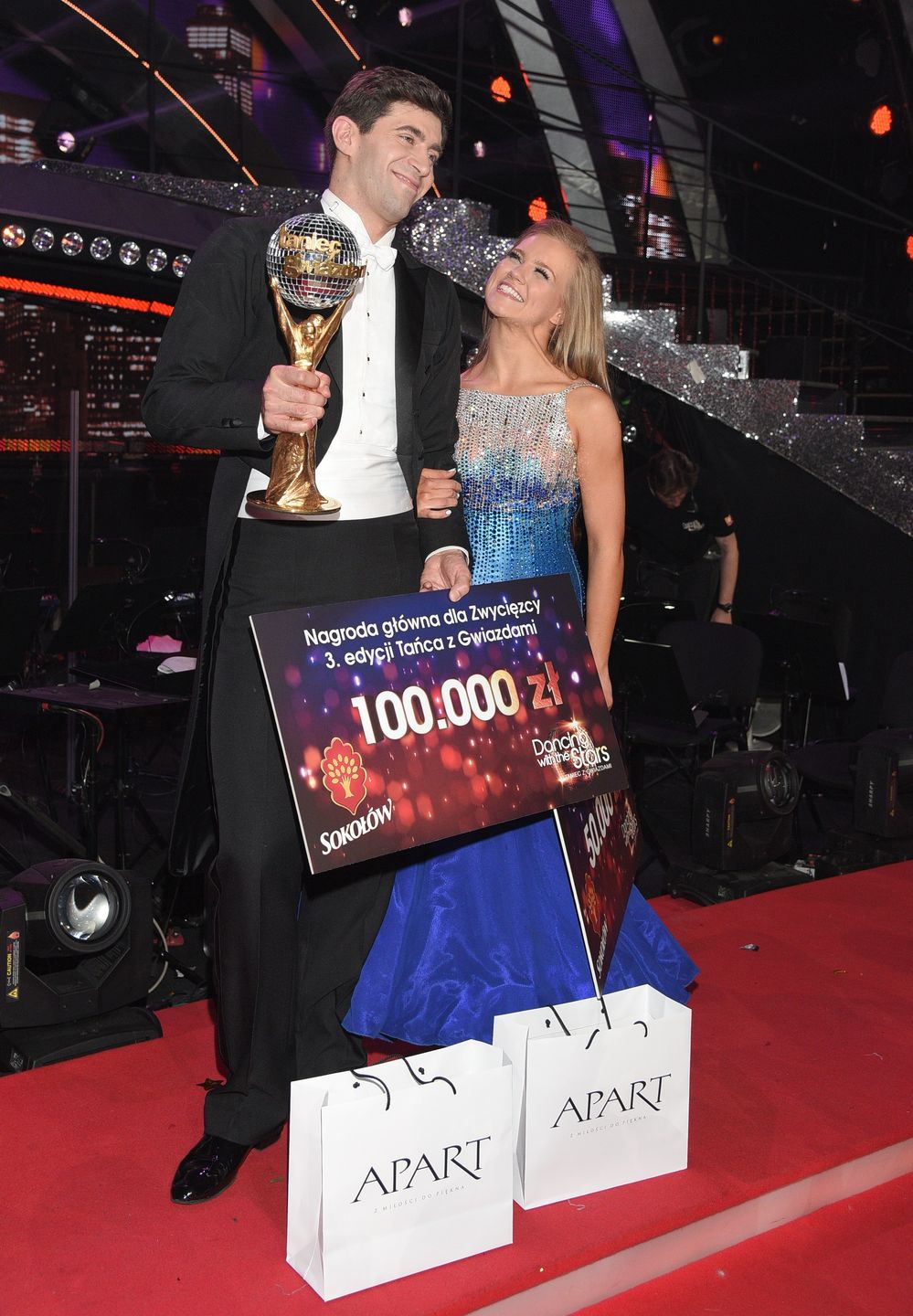 Krzysztof Wieszczek i Agnieszka Kaczorowska