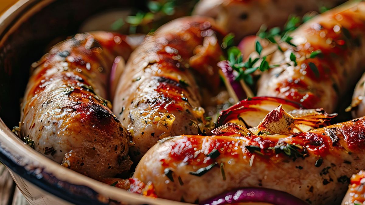 Pieczona kiełbasa na Wielkanoc - przepis