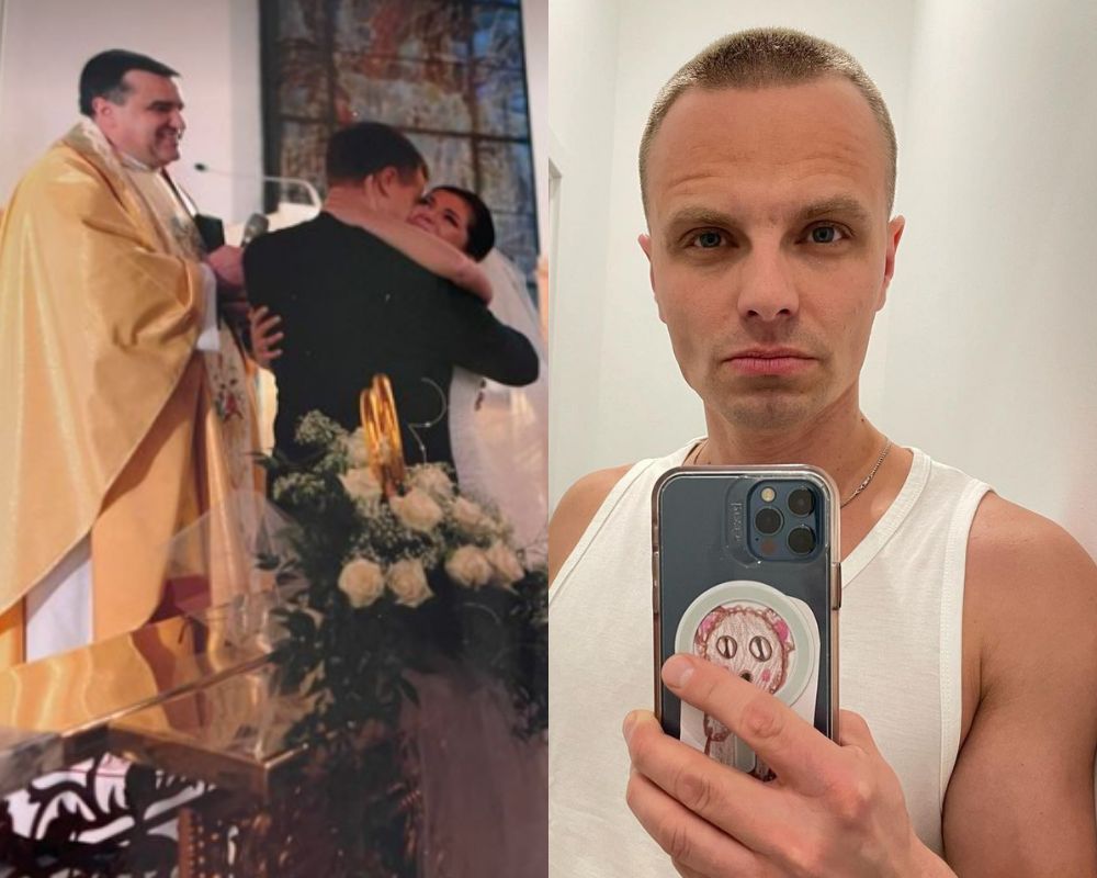 Marcin Hakiel podkreślił, że zdjęcie ze ślubu jest jednym z jego ulubionych