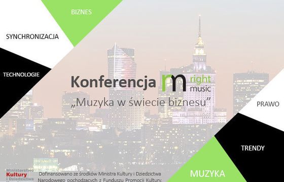 „Czy technologia zagraża muzyce?” - konferencja firmy Right Music - 5.12.2018