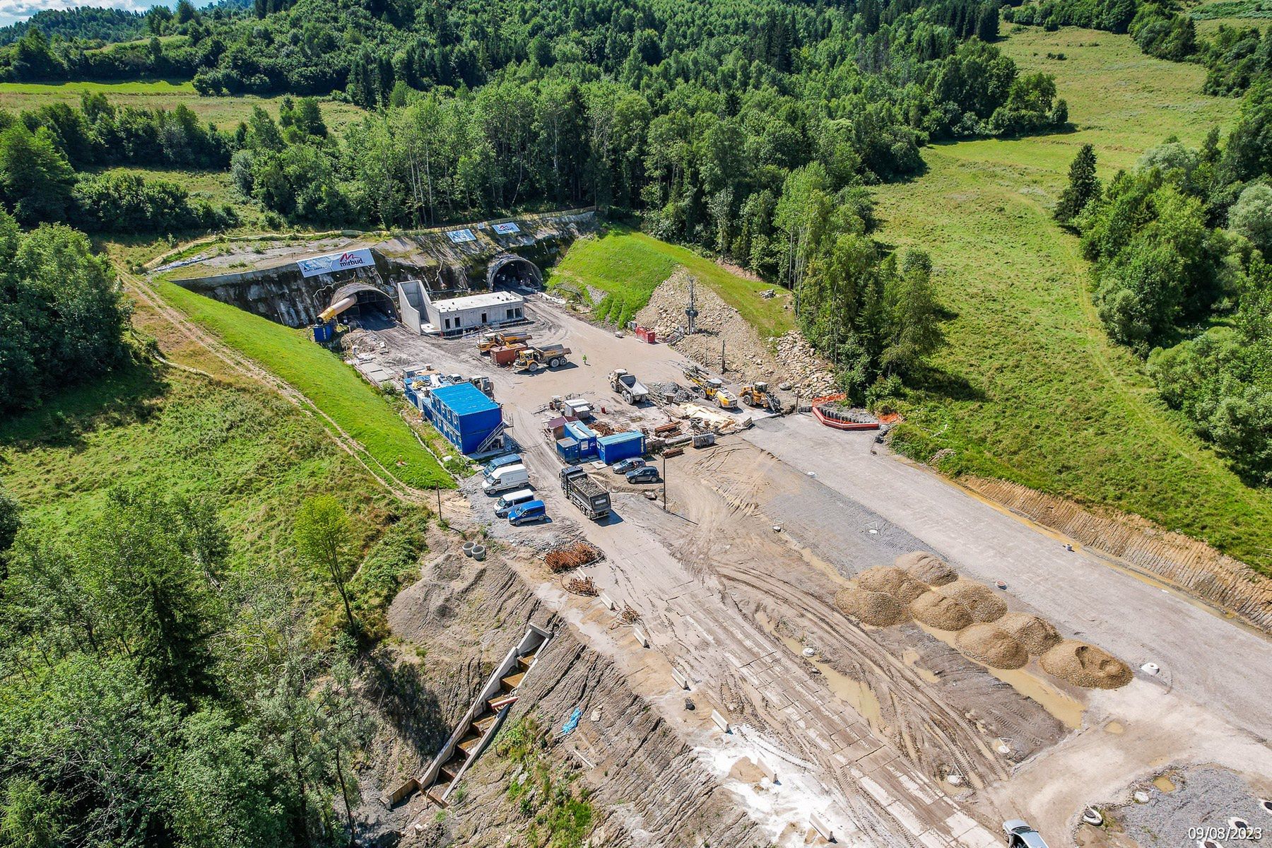 Budowany tunel na drodze ekspresowej S1 z Bielska-Białej na Słowację