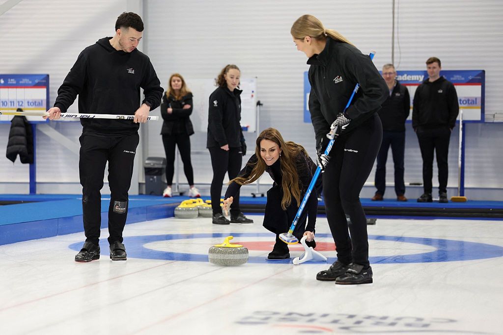 William i Kate zagrali w curling