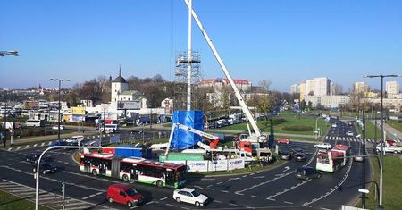Maszt Niepodległości w Lublinie na finiszu