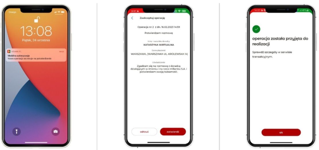 Mobilna autoryzacja mBank.
