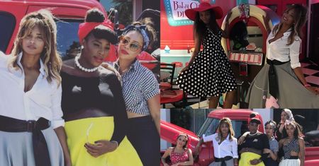Tak wyglądało baby shower Sereny Williams: Longoria, Ciara i Rowland w stylu lat 50.! (ZDJĘCIA)