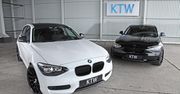 BMW Serii 1 według KTW Tuning – na biało-czarno