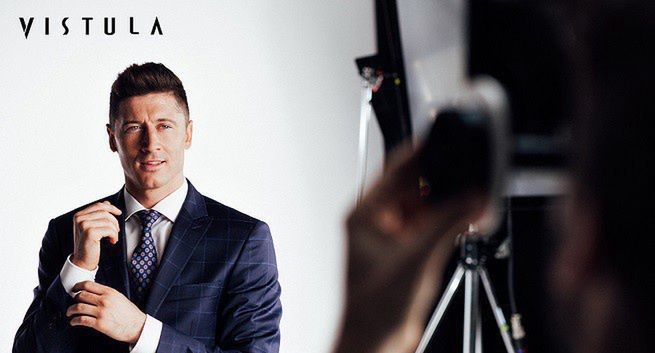 Robert Lewandowski twarzą wiosenno-letniej kolekcji Vistuli