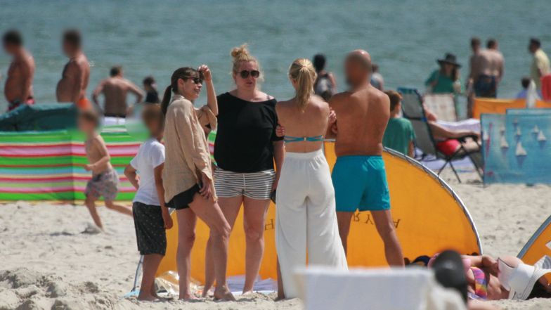 Dygant i Widawska wypoczywają w Juracie