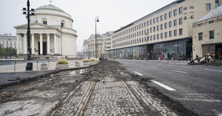 Remontowali plac w Warszawie. Robotnicy dokonali zaskakującego odkrycia