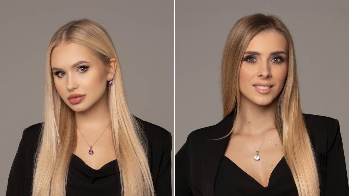 Finalistki konkursu Polska Miss 2023 (od lewej): Adrianna Sulej i Paulina Bochenko