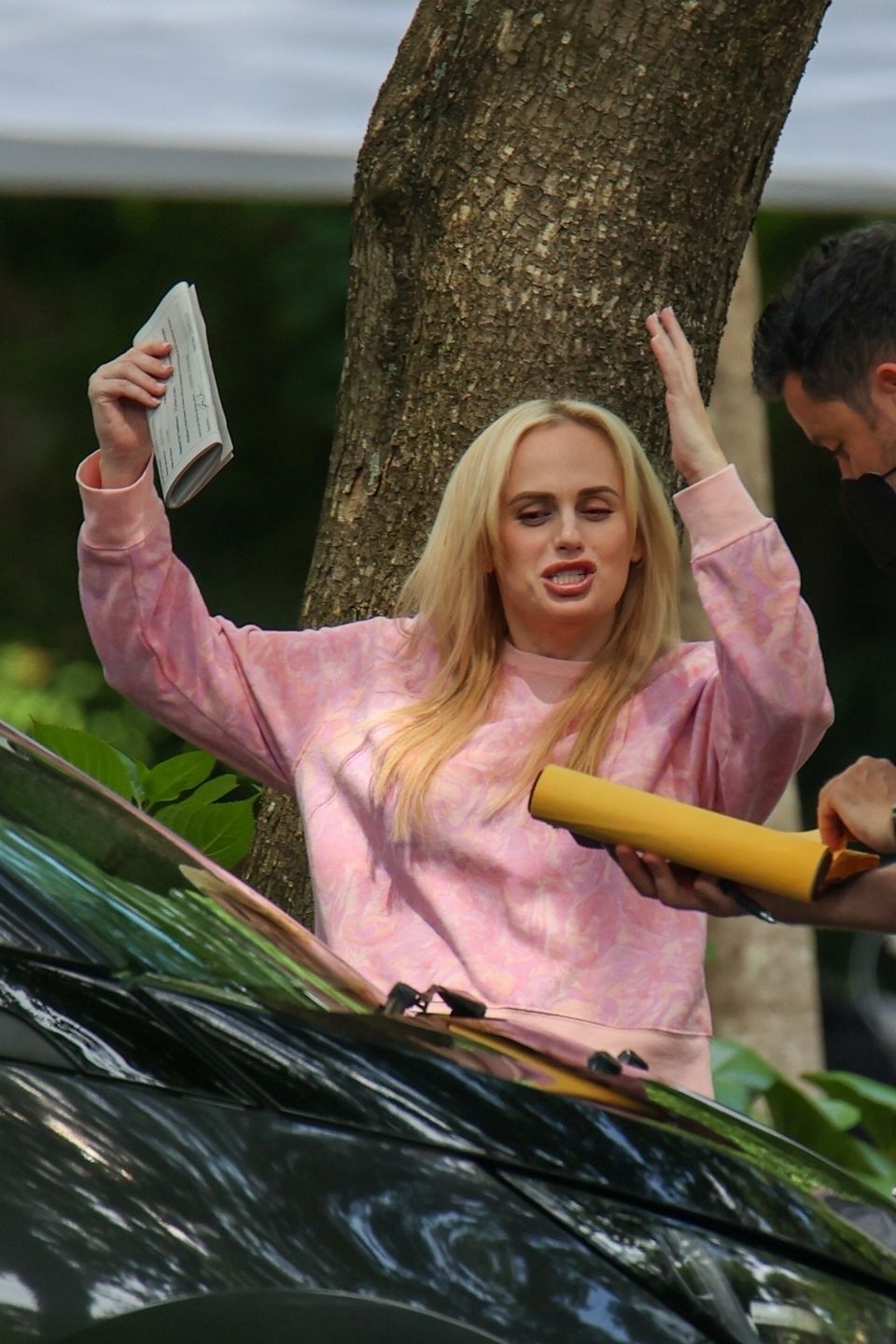 Odchudzona Rebel Wilson na planie nowego filmu