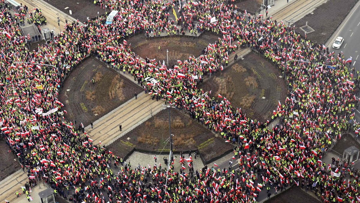 Protest rolników w Warszawie