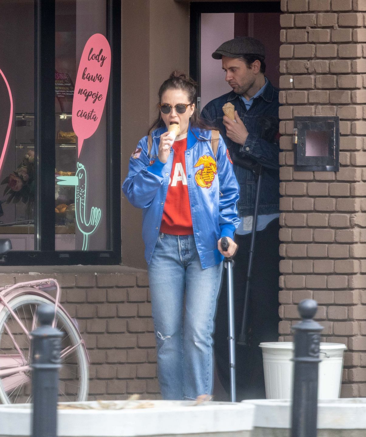 Katarzyna Wajda i Bartłomiej Kotschedoff na lodach