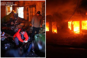 Rosjanie zaatakowali Zaporoże kolejny raz. Służby walczą ze skutkami