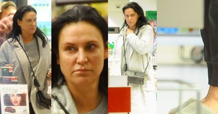 Kayah bez makijażu i w klapkach z futerkiem robi zakupy w drogerii (ZDJĘCIA)