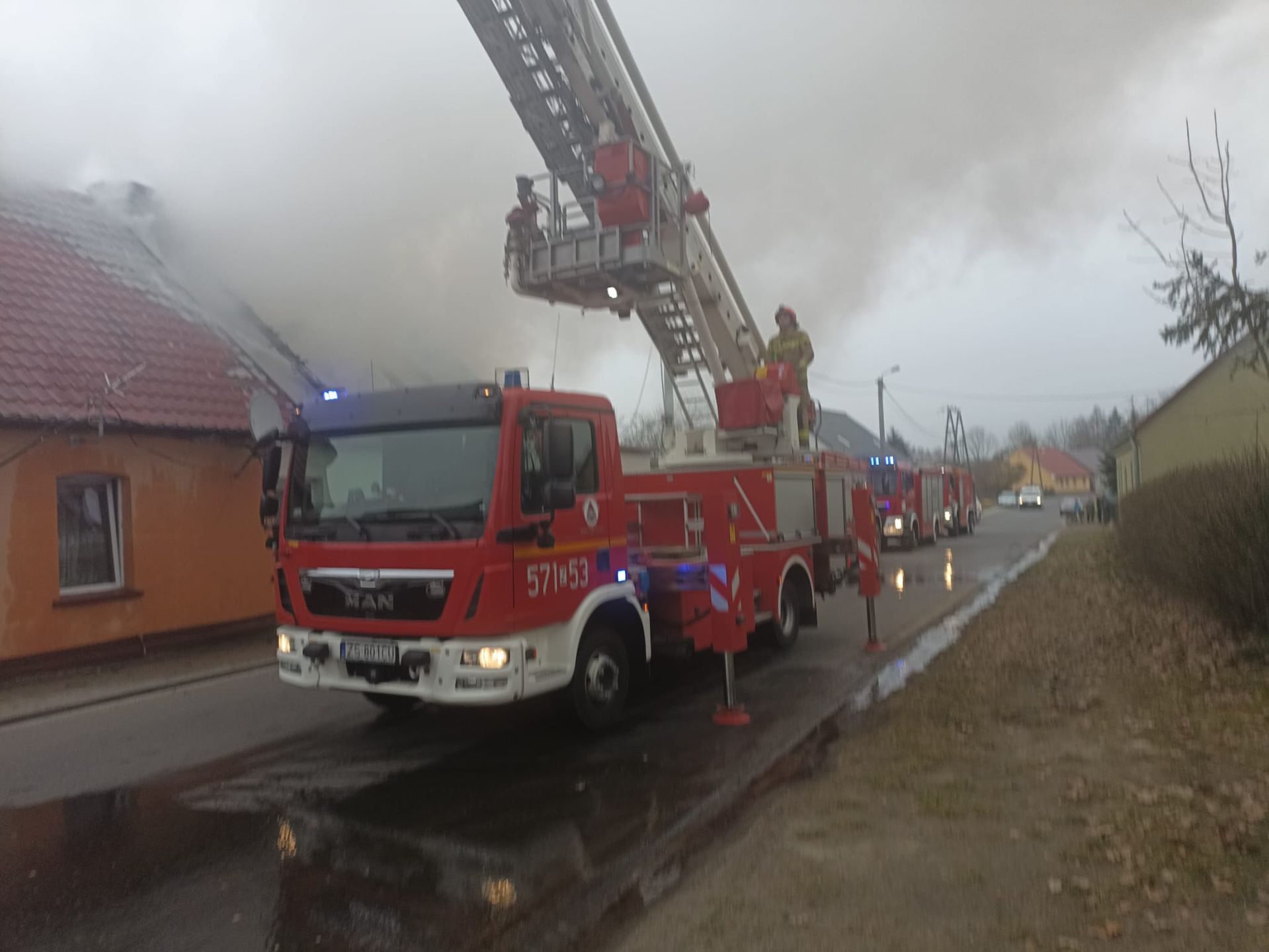 Pożar w Zdbicach