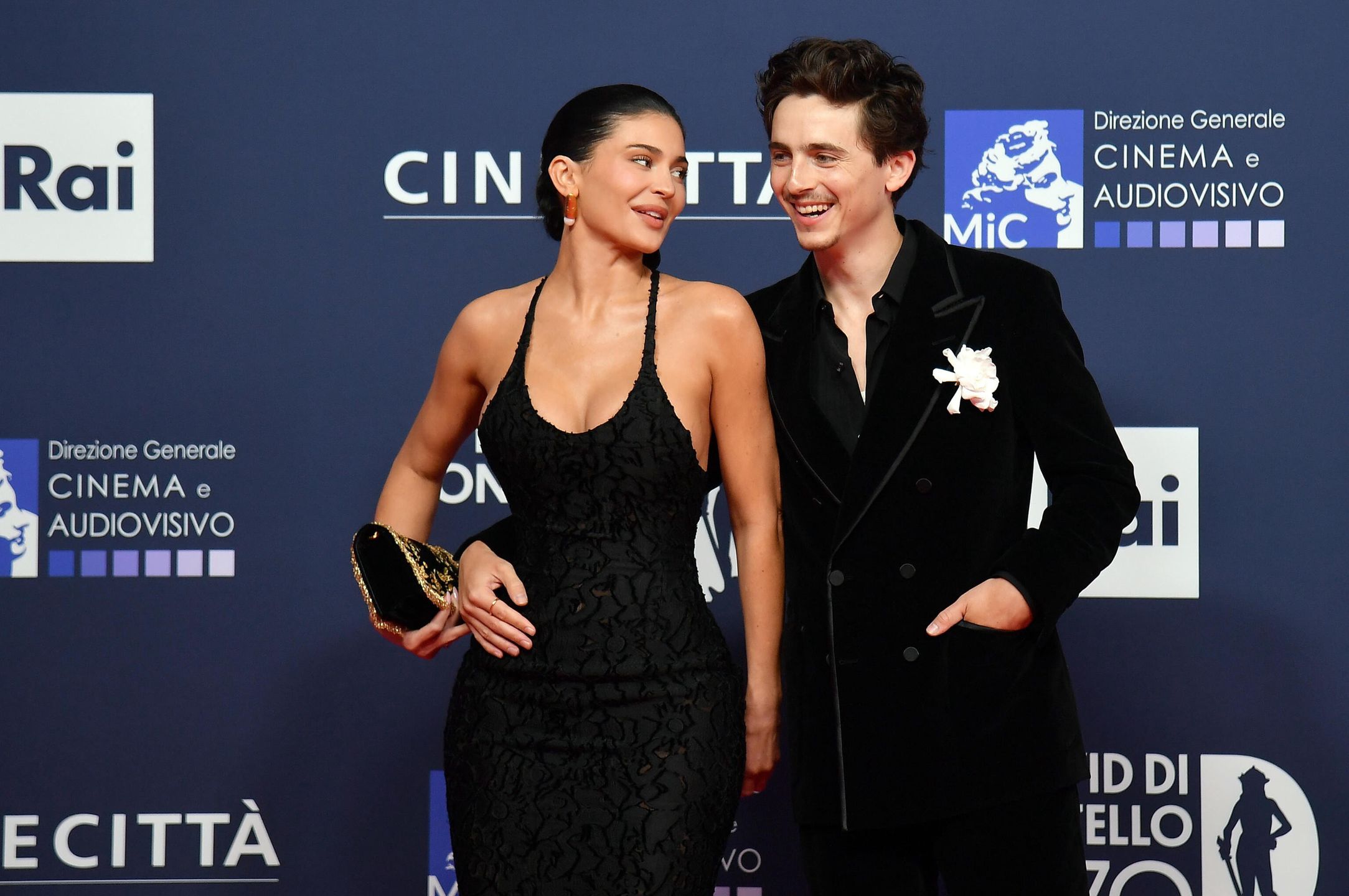 Timothee Chalamet (R) and Kylie Jenner attend the 70th edition of the David di Donatello Awards at Cinecitta Studios in Rome, Italy, 07 May 2025 (issued 08 May 2025). EPA/FABIO CIMAGLIA Dostawca: PAP/EPA.