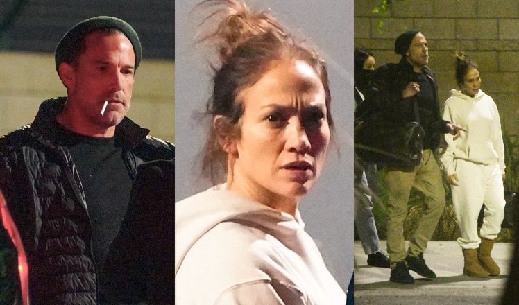 Jennifer Lopez bez makijażu i zawadiacki Ben Affleck wysiadają z prywatnego odrzutowca w LA (ZDJĘCIA)