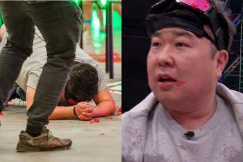 Uczestnicy "99 - Gra o wszystko. VIP" JEDLI Z PODŁOGI. Żenujące obrazki w show TTV