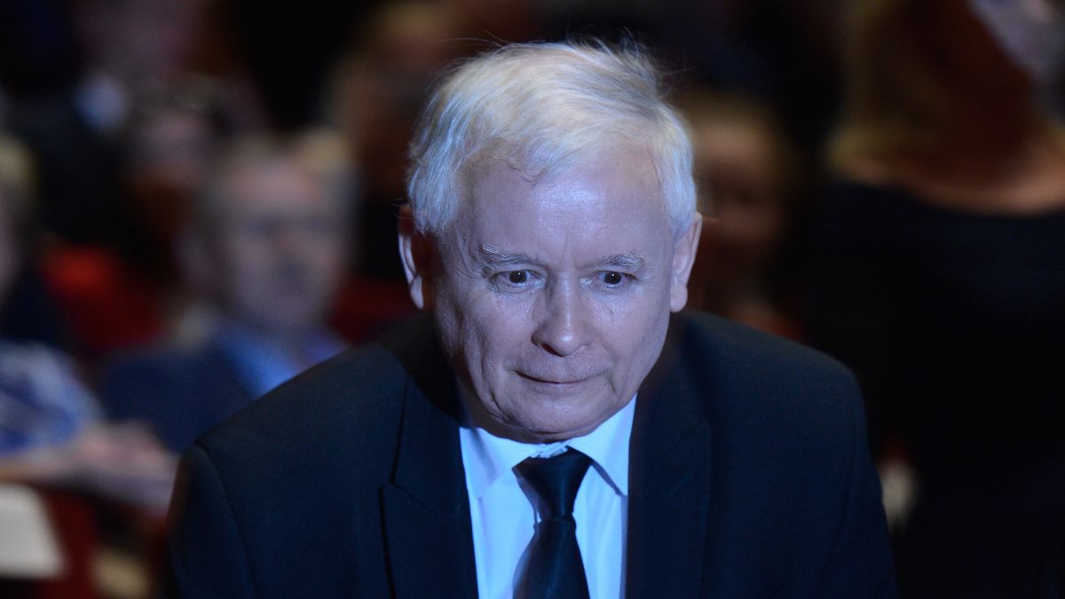 Jarosław Kaczyński na Wawelu. Zdjęcie archiwalne