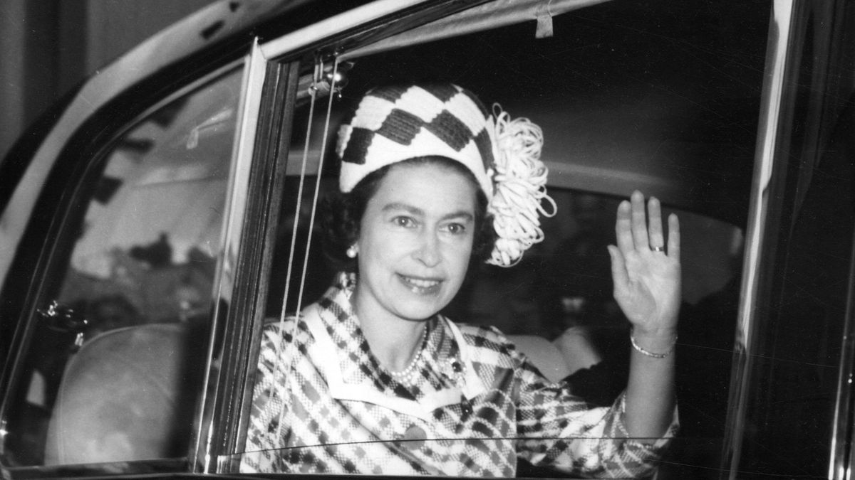 Królowa Elżbieta II podczas wizyty w Queensland w latach 70. XX wieku.